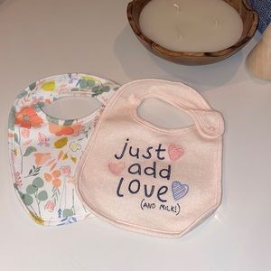Just One Love by Carters bibs